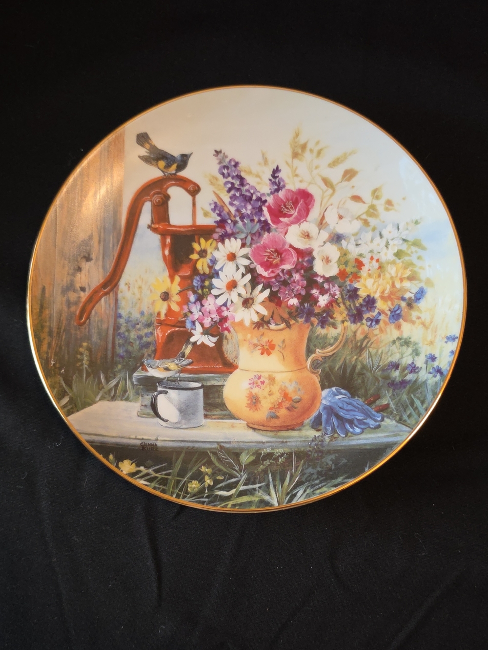 George - A Country Welcome By Glenna Kurz Decorative Plate
